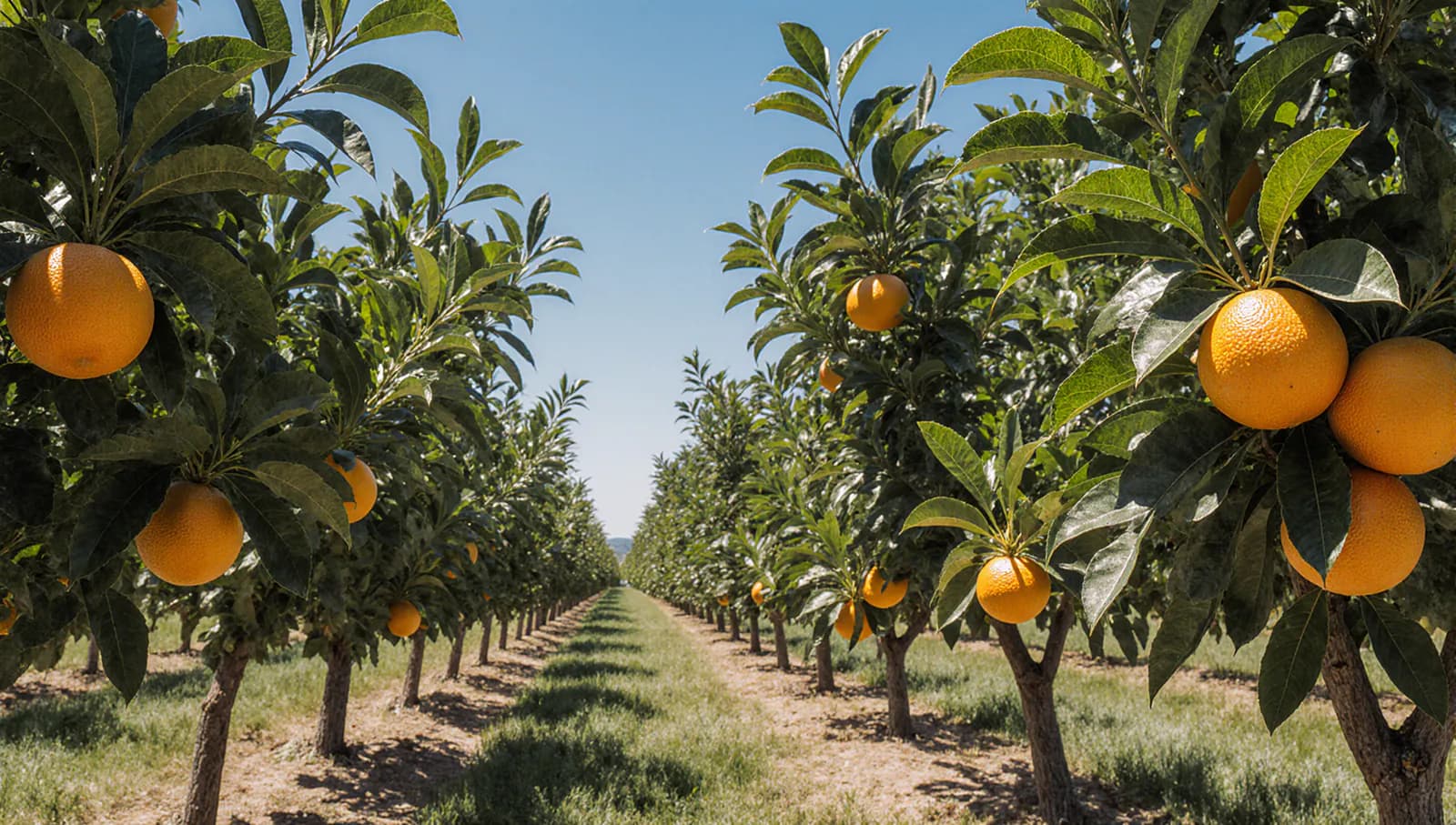 오렌지 과수원 취급